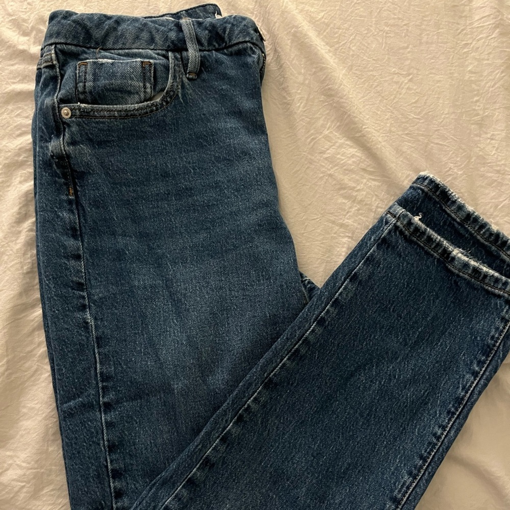 Forever 21 Dark Wash Straight Jeans